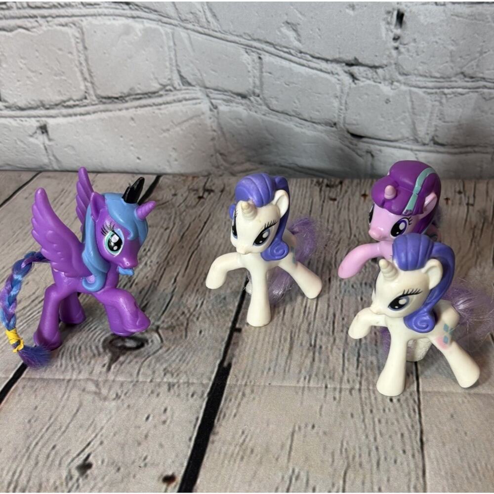 My Little Pony 3" Miniature McDonalds Figures‎ Lot Pink Purple White